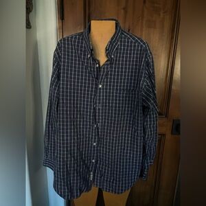 Croft & Barrow long sleeve classic fit men’s shirt dress work 17 34-35 XL